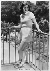 Mary Maguire , australsk skuespillerinne, c1936-c1939