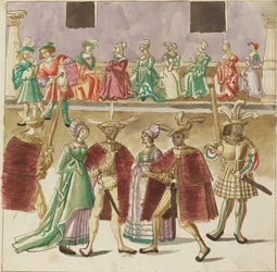 Maskerade, ca. 1515.