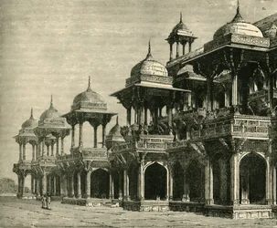 Mausoleum of Akbar, Secundra, 1890.