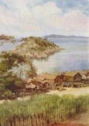 Melanesian Village, 1924
