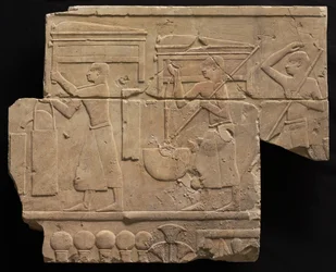 Utstyr for menn som bærer graver, 667-647 f.Kr.