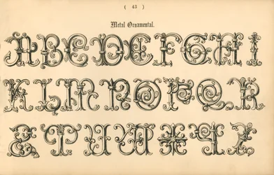 Ornamental metall, 1862