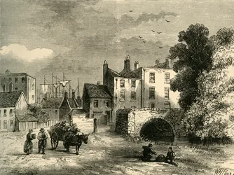 Mill Pond Bridge, i 1826, c1878.