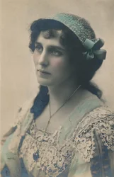 Frøken Evelyn Millard 1849-1941, c1930.