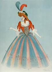Mrs. Rejane - Montansierens rolle. - The Montansier, 1904.