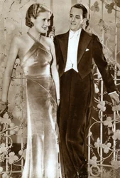Molly Lamont og Gene Gerrard, skuespillere, 1933