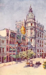 Maurisk bygning og herrene Guinles kontorer, Avenida Rio Branco, 1914
