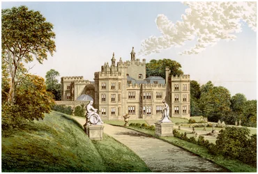 Mount Edgcumbe, Cornwall, hjemmet til Lord Mount Edgcumbe, c1880
