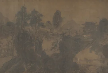 Fjelllandskap, muligens 1600-tallet.