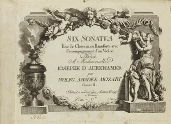 Mozart: Seks sonater for cembalo eller pianoforte med fiolinakkompagnement dedikert til Mademo