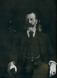 Mr. Arthur Sanderson hjemme, 1901