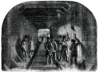 Mr Stephenson satte inn den siste naglen, 1886