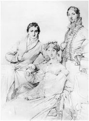 Mr og Mrs Joseph Woodhead, og Mr Henry Comber, Roma, 1816 1958