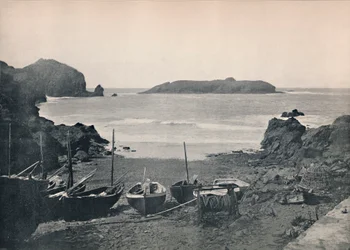 Mullion Cove – Viser Mullion Island, 1895