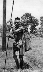 Naga-mannen, India, 1900-tallet