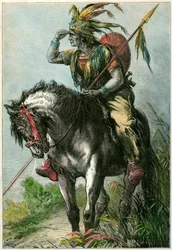 Indianerspeider, c1870