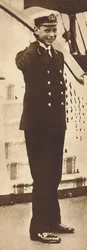 Marinekadett Prince Albert i Royal Yacht Victoria and Albert, 1912, 1937