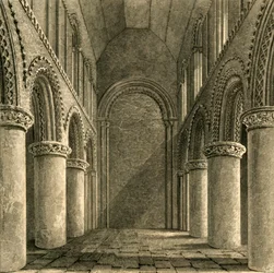 Skipet til Steyning kirke, 1835.