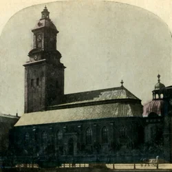Ny kirke, Bergen, Norge, ca 1900.