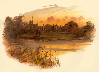 Newstead Abbey, Nottinghamshire, c1890.