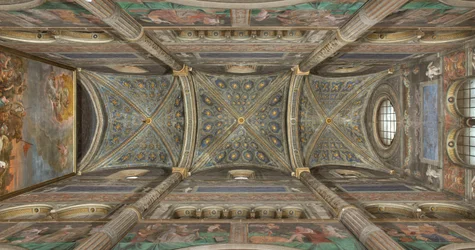 North Transept Volte, katedralen Santa Maria Assunta, Duomo, Cremona, Lombardia, Italia (bilde)