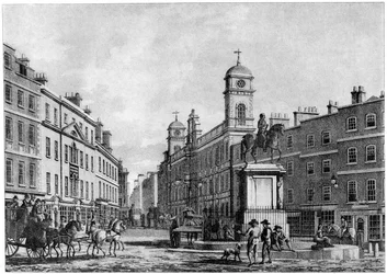 Northumberland House, Charing Cross, 1700-tallet, 1908