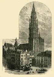 Vår Frue, Antwerpen, 1890.