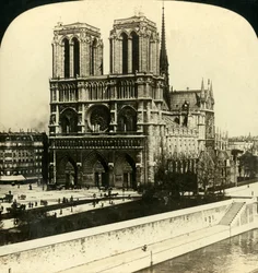 Notre Dame-katedralen, Paris, Frankrike, 1901.