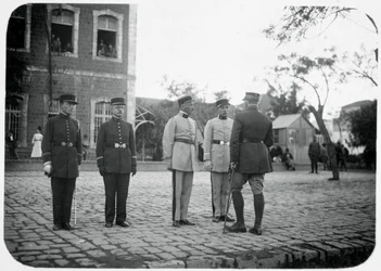 Offiserer fra den franske fremmedlegionen, Syria, 1900-tallet