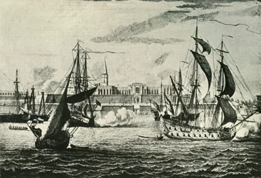 Old Fort William, fra elven 1736, 1925.