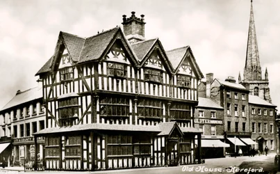 Old House, Hereford, Herefordshire, tidlig på 1900-tallet
