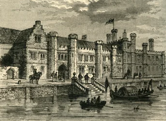 Old Palace of Greenwich, i 1630, c1878.