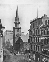 Old South Church, Boston, USA, ca 1900.