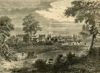 Old View of Kensington, ca 1750, c1876.