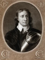 Oliver Cromwell, 1599-1658, engelsk militær leder og politiker, 1657, 1899