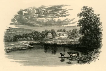 På Avon, c1890.