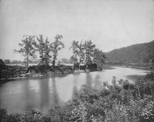 På Conemaugh, nær New Florence, c1897.