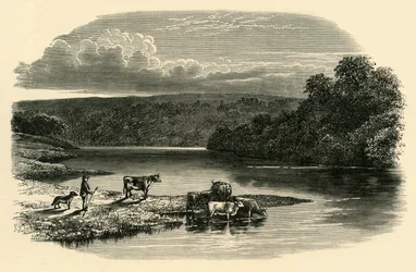 On the Dee, c1890.
