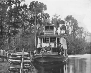 Ved Ocklawaha River, Florida, USA, ca 1900.