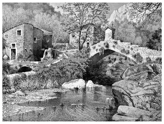 På veien til Ceriana, San Remo, 1901
