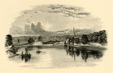 On the Tweed, c1890.