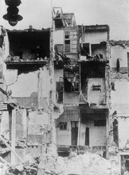 En gang et storslått hotell i Palma, Mallorca, spansk borgerkrig, c1936