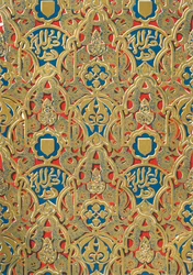 Ornament på veggene, Hall of the Abencerrages, 1907.