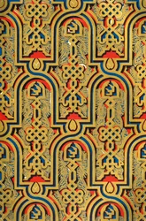 Ornamenter på paneler, Hall of Ambassadors, 1907.