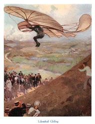 Otto Lilienthal, tysk luftfartsnaut, tidlig på 1900-tallet