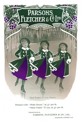 Våre tre små hushjelper - Parsons, Fletcher & Co. Ltd-annonse, 1909.