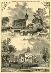 Paddington kirke: 1750 og 1805, c1876.