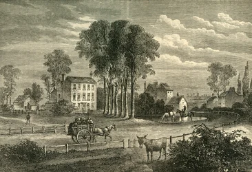 Paddington Green i 1750, c1876.