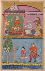 Page from Tales of a Parrot Tuti-nama: text page, c. 1560.    1185581   no       norwegian Successfully Translated  Original: Poster advertising the National Loan 1920, Banque de Paris et des Pays-Bas (colour litho) Translat: Poster advertising the Nationa