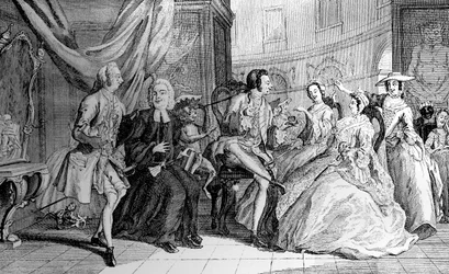 Fasjonabelt maleri, 1748